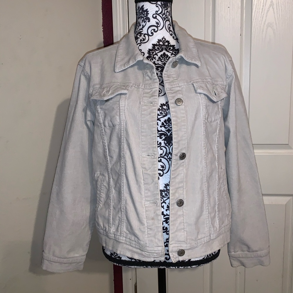 Cream cordoroy Jean jacket style